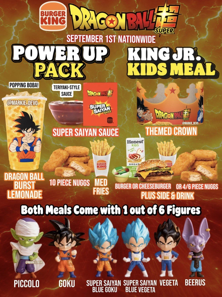 Dragon Ball Super x Burger King collab 1